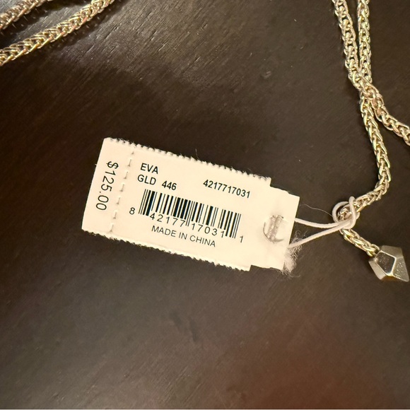 Kendra Scott Gold and Silver Geometric Necklace- new - Picture 5 of 5